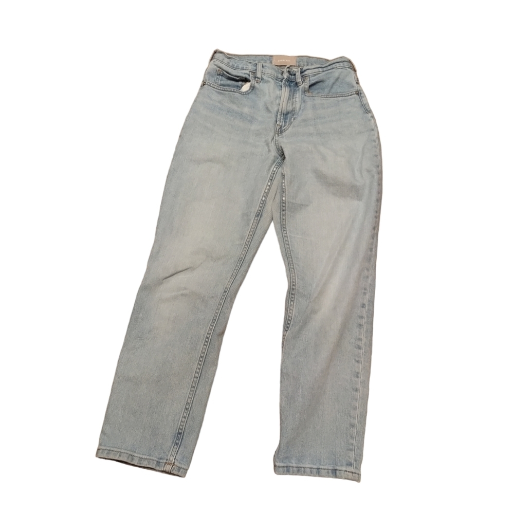 Everlane High Rise Straight Jeans Ladies 26 ANKLE Light Ladies 28 waist